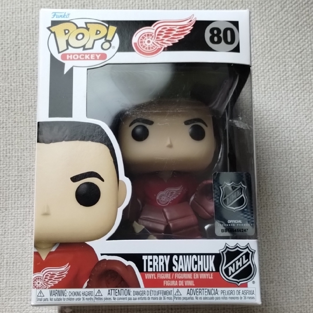 Funko Pop! Hockey Terry Sawchuk Red and Black Figure